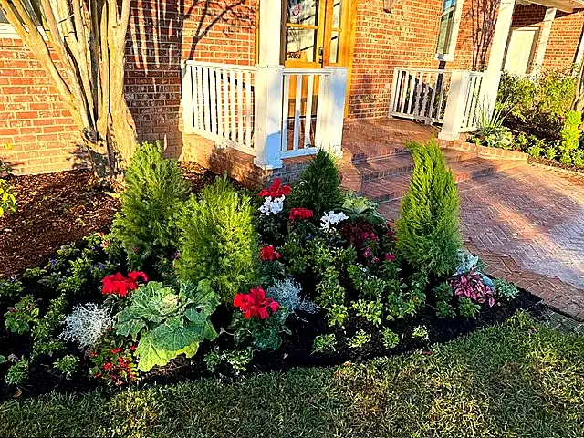 Entry Color Beds — Seasonal Color Enhancements